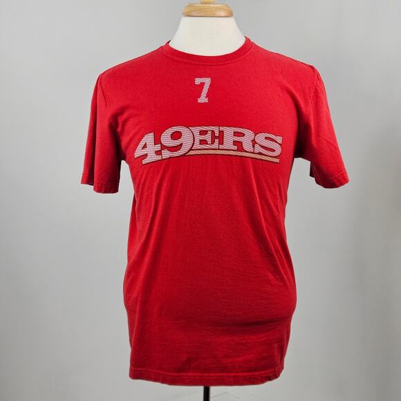 Nike 49ers San Francisco Kaepernick NFL Red T-Shirt | Adult Medium | Small Hole - Picture 1 of 16